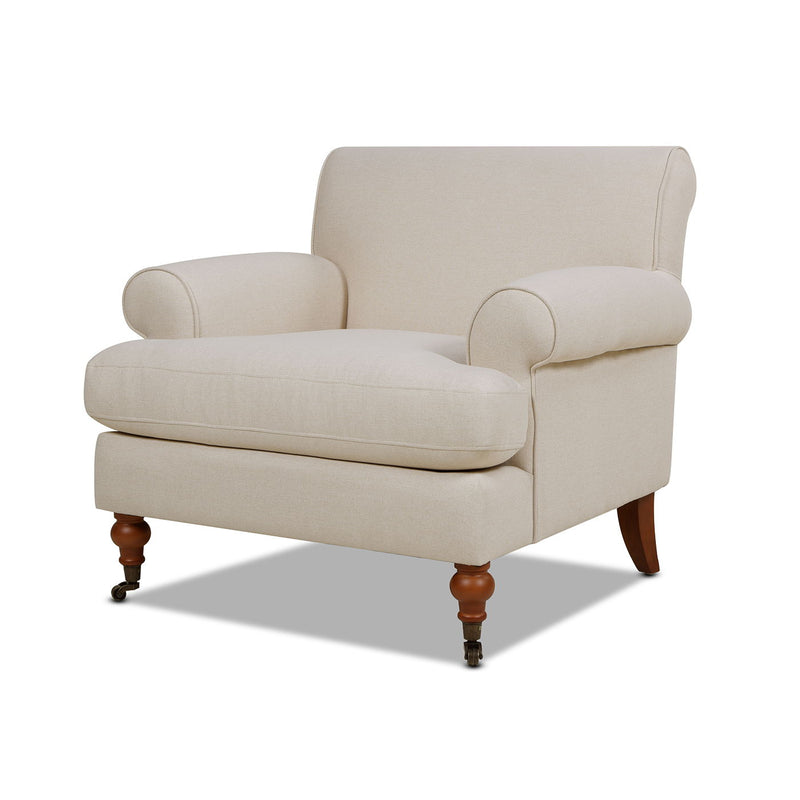 Alana Lawson - Accent Arm Chair With Casters - R&R Furniture Gallery (Fountain Valley, CA)