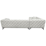 Atronia - Sectional Sofa With 4 Pillows - Beige Fabric - R&R Furniture Gallery (Fountain Valley, CA)