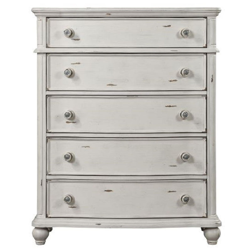 Jaqueline - Chest - Antique White - R&R Furniture Gallery (Fountain Valley, CA)