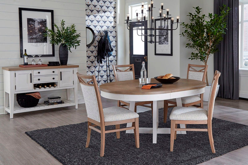 Americana Modern Dining - Upholstered Dining Chair (Set of 2) - Cotton