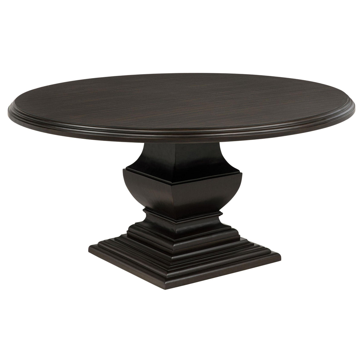 Twyla 60-inch Round Wood Dining Room Table Dark Cocoa