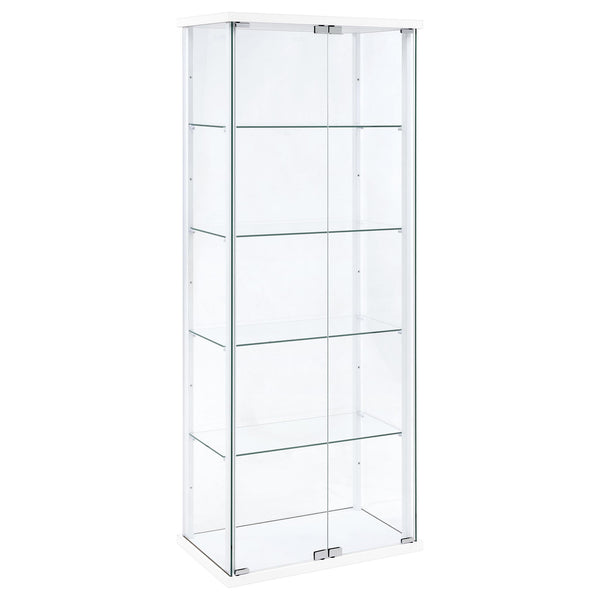 Hyacinth - 4 Shelf Curio Cabinet