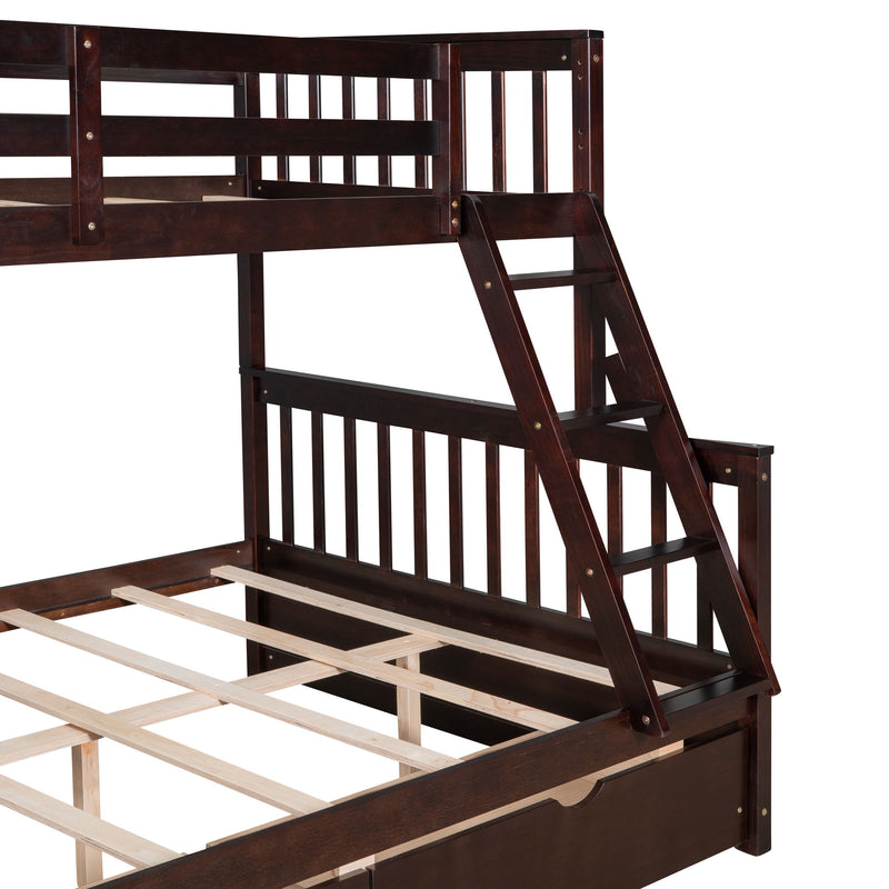 Bunk Bed With Ladders And 2 Storage Drawers - R&R Furniture Gallery (Fountain Valley, CA)