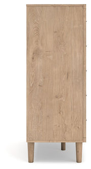 Cielden - Five Drawer Wide Chest - Two-Tone - R&R Furniture Gallery (Fountain Valley, CA)