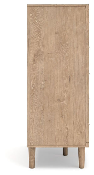 Cielden - Five Drawer Wide Chest - Two-Tone - R&R Furniture Gallery (Fountain Valley, CA)