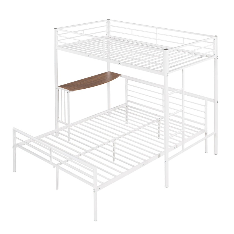Bunk Bed With Desk, Ladder And Quality Slats For Bedroom - R&R Furniture Gallery (Fountain Valley, CA)