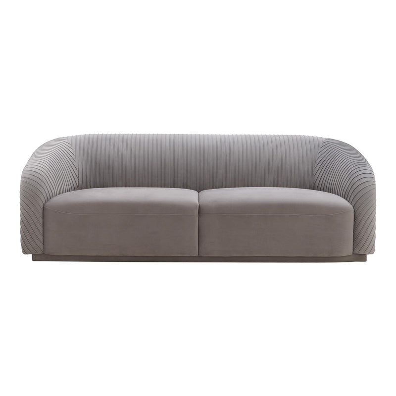 Yara - Pleated Velvet Sofa - R&R Furniture Gallery (Fountain Valley, CA)