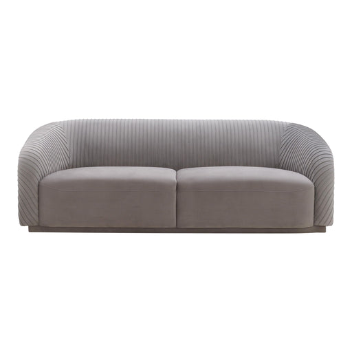 Yara - Pleated Velvet Sofa - R&R Furniture Gallery (Fountain Valley, CA)