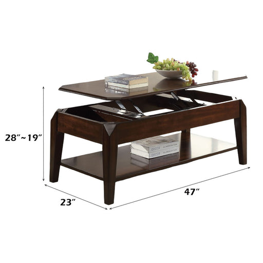 Docila - Coffee Table With Lift Top - Walnut - R&R Furniture Gallery (Fountain Valley, CA)