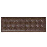 Penelope - Ottoman Bench With Genuine Leather Upholstery - Brown - R&R Furniture Gallery (Fountain Valley, CA)