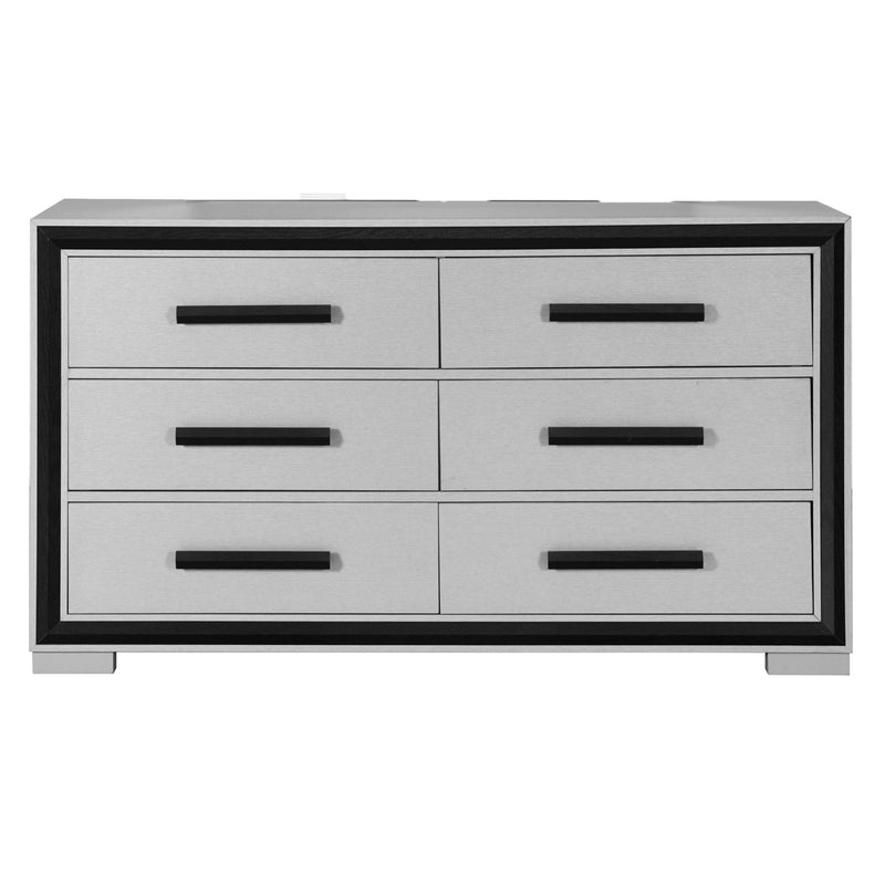 Adelaide - Dresser With Sleek Finish And Drawer Pulls - R&R Furniture Gallery (Fountain Valley, CA)