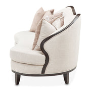 Camellia Field - Chenille Sofa - Beige / Dark Brown - R&R Furniture Gallery (Fountain Valley, CA)