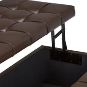 Harrison - Upholstered Coffee Table Storage Ottoman - R&R Furniture Gallery (Fountain Valley, CA)