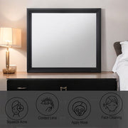 Ireland - 40" Mirror - Black - R&R Furniture Gallery (Fountain Valley, CA)