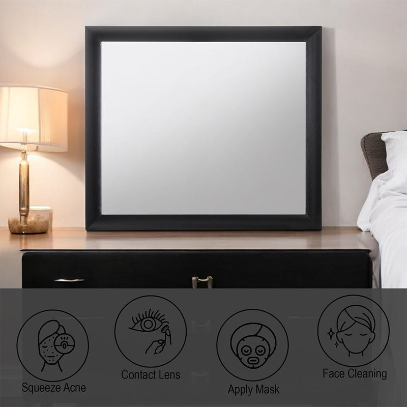 Ireland - 40" Mirror - Black - R&R Furniture Gallery (Fountain Valley, CA)