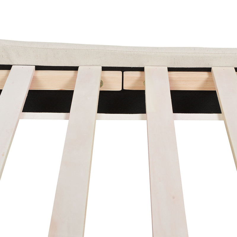 Aspen - King Vertical Tufted Headboard Platform Bed Set - Light Beige - R&R Furniture Gallery (Fountain Valley, CA)