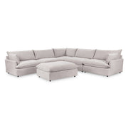 Caplan - 6 Piece Modular Sectional With Ottoman - R&R Furniture Gallery (Fountain Valley, CA)