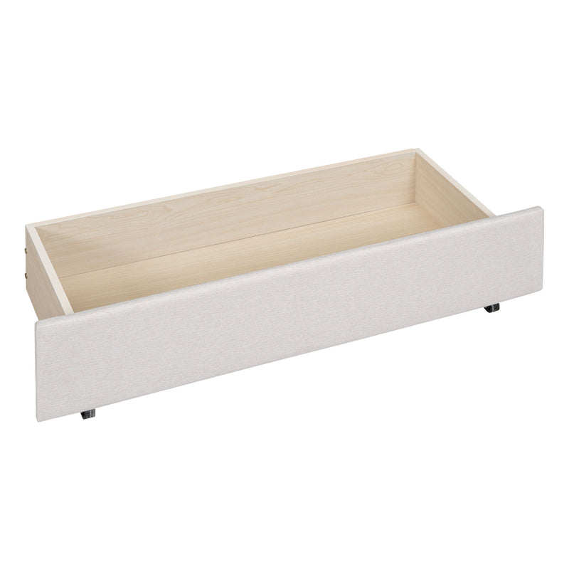 Upholstered Platform Bed With Drawers, Classic Headboard Design - R&R Furniture Gallery (Fountain Valley, CA)