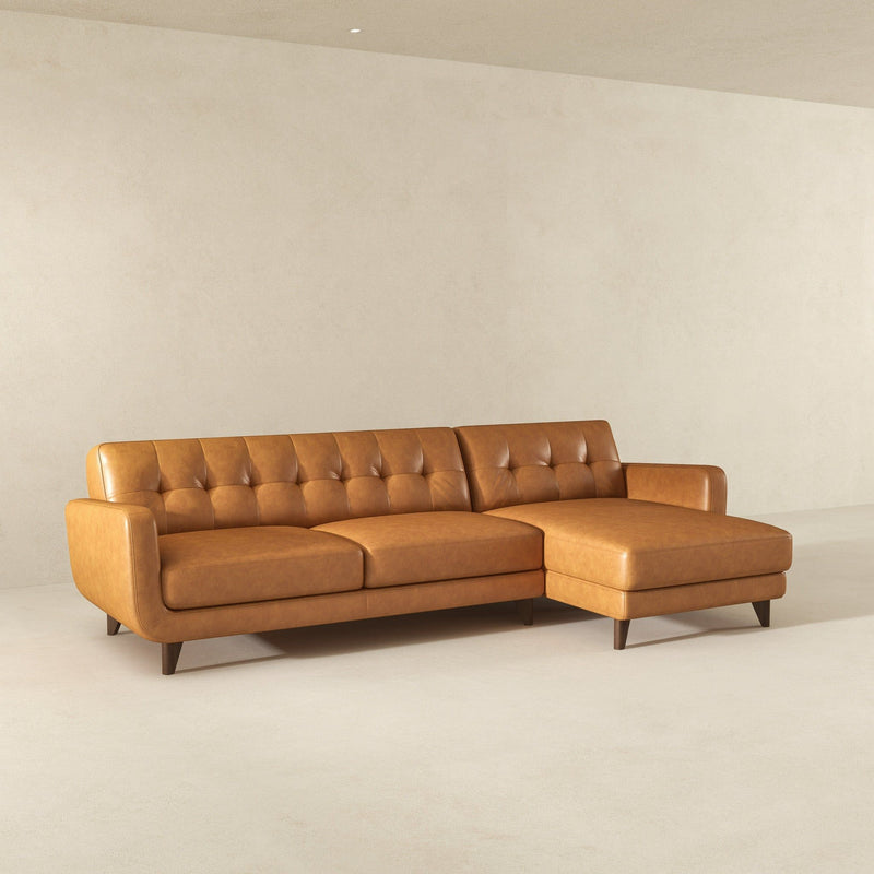 Allison - Mid-Century Modern Sectional Sofa Chaise - R&R Furniture Gallery (Fountain Valley, CA)