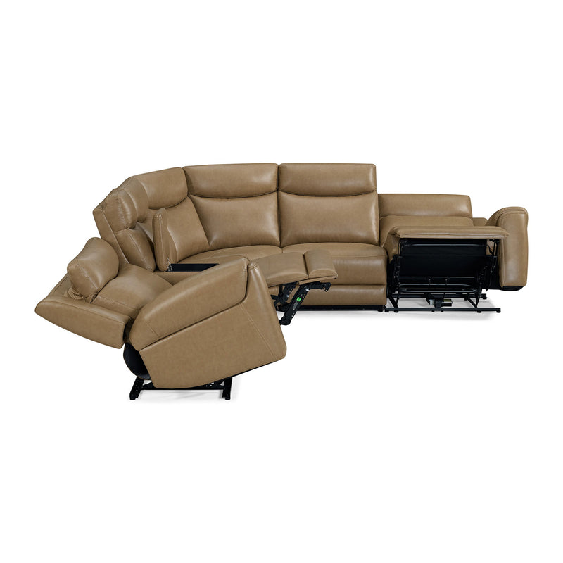 Momentum - Modular Power Reclining Sectional With Power Adjustable Headrests - R&R Furniture Gallery (Fountain Valley, CA)