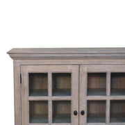 Triple Glazed Cabinet - Gray - R&R Furniture Gallery (Fountain Valley, CA)