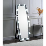 Noralie - 63" X 26" Floor Mirror With Faux Diamonds - Mirrored - R&R Furniture Gallery (Fountain Valley, CA)