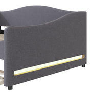 Upholstered Daybed With Light And Trundle - R&R Furniture Gallery (Fountain Valley, CA)