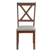 Dining Chair Side, Upholstered For Dining Room, Transitional (Set of 2) - R&R Furniture Gallery (Fountain Valley, CA)