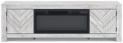 Cayboni - LG TV Stand With Fireplace Option - R&R Furniture Gallery (Fountain Valley, CA)