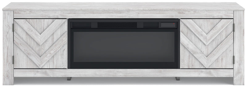 Cayboni - LG TV Stand With Fireplace Option - R&R Furniture Gallery (Fountain Valley, CA)
