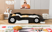 Race Car-Shaped Platform Bed With Wheels - R&R Furniture Gallery (Fountain Valley, CA)
