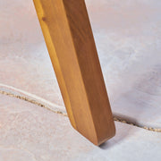 Stamford - Outdoor Bistro Table Acacia Wood X - Base - Teak - R&R Furniture Gallery (Fountain Valley, CA)