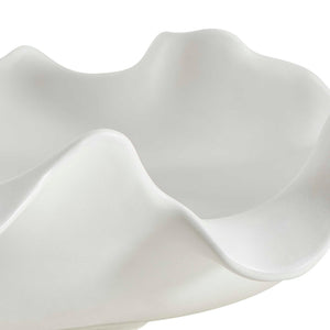 Wave Crest - Outdoor Bowl - White