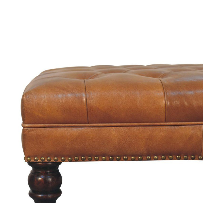 Buffalo - Ottoman With Castor Legs - R&R Furniture Gallery (Fountain Valley, CA)