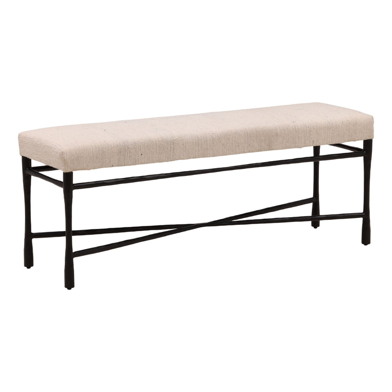 Trystan - Bench - Cream And Black