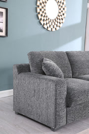 Celine - Fabric Corner Sectional Sofa With Right-Facing Chaise, Cupholders, And Charging Ports - R&R Furniture Gallery (Fountain Valley, CA)