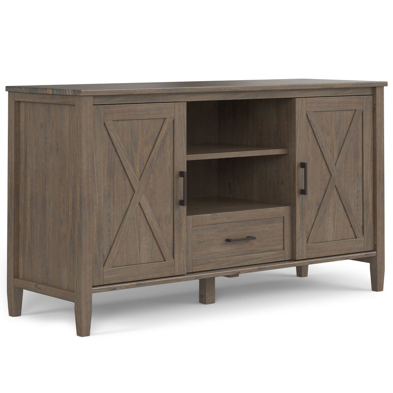Ela - Medium TV Stand - Smoky Brown - R&R Furniture Gallery (Fountain Valley, CA)