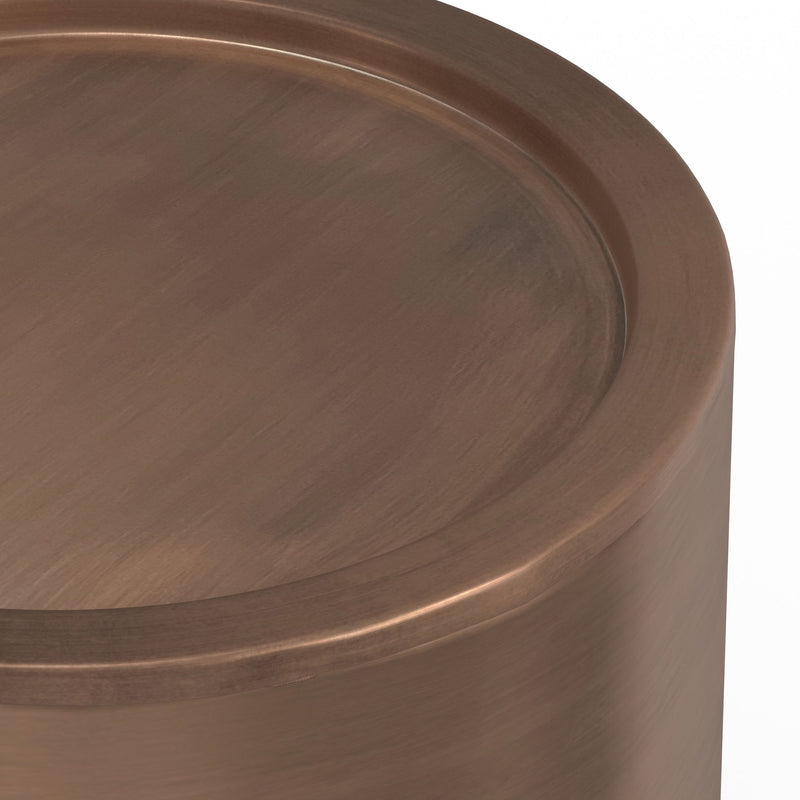 Corbin - Handcrafted Metal Side Table - R&R Furniture Gallery (Fountain Valley, CA)