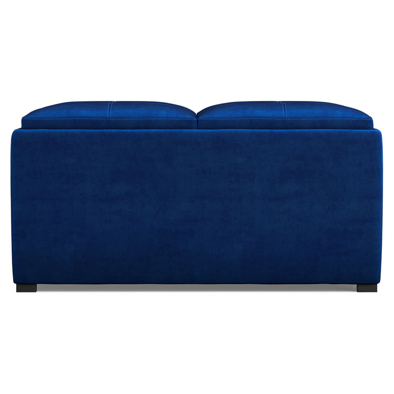 Avalon - Square Coffee Table, Storage Ottoman - R&R Furniture Gallery (Fountain Valley, CA)