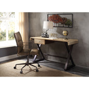Danton - Executive Writing Desk - Gold Aluminum - R&R Furniture Gallery (Fountain Valley, CA)