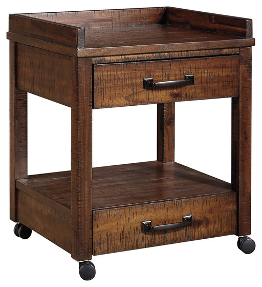 Baldridge - Printer Stand - Rustic Brown - R&R Furniture Gallery (Fountain Valley, CA)