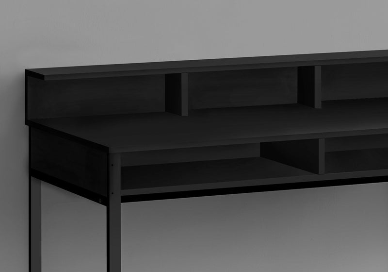 Computer Desk For Home Office, Standing, Storage Shelves, Laptop, Contemporary & Modern - R&R Furniture Gallery (Fountain Valley, CA)
