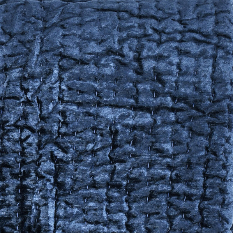 Bari - Velvet Sham - Ocean Blue