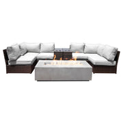 Outdoor Elegance Conversation Set With Fire Pit - R&R Furniture Gallery (Fountain Valley, CA)