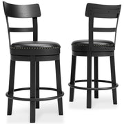 Valebeck - Full Back Swivel Stool - R&R Furniture Gallery (Fountain Valley, CA)