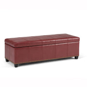 Kingsley - Upholstered Large Storage Ottoman - R&R Furniture Gallery (Fountain Valley, CA)