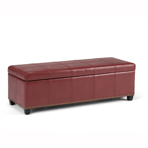 Kingsley - Upholstered Large Storage Ottoman - R&R Furniture Gallery (Fountain Valley, CA)