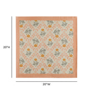 Set of four Dolce natural cotton napkins by TOV Furniture, showcasing soft, woven fabric with clean edges on a neutral background.