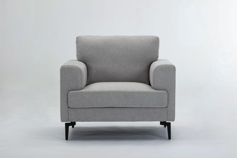 Kyrene - Chair - Light Gray Linen - R&R Furniture Gallery (Fountain Valley, CA)