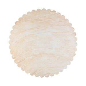 Blossom - Indoor / Outdoor Round Dining Table - Washed Travertine